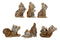 Ebros Jungle Playful Bengal Orange Tiger Cubs Mini Figurines Forest  Tigers