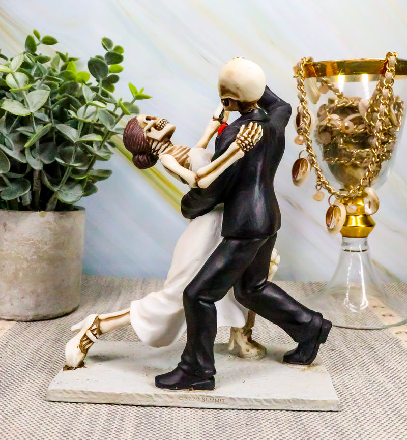 Skeleton Wedding Couple Dancing Day of the Dead Dia de Los Muertos Figurine