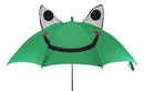 Pack of 2 Children Kids Animated 3D Pop Up Green Happy Frog Toad Umbrella 33"Dia