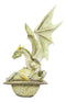 Ebros Celestial Solar Galaxy Planet Saturn Terrestrial Guardian Dragon Figurine Decor