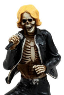 Day Of The Dead Skeleton Rock Band Lead Singer Figurine Underworld Entertainment