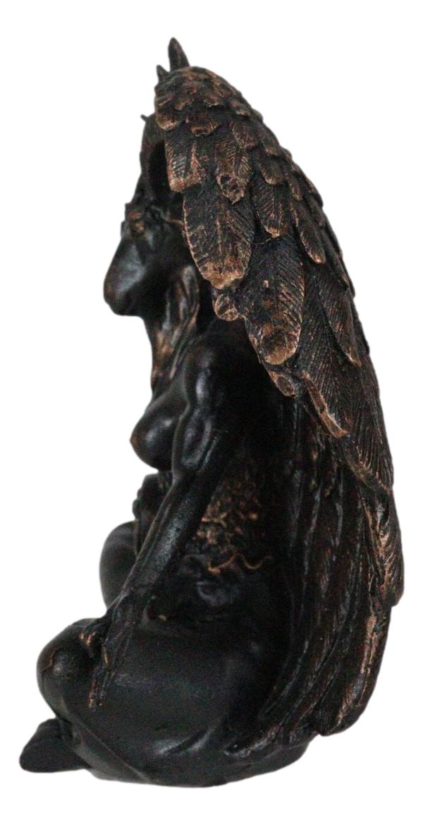 Paranormal Occult Sabbatic Goat Idol Baphomet Sitting Meditation Figurine