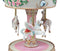 "Toyland" Carnival Merry Go Round Unicorns Pegasus Horse Musical Carousel Statue