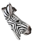 Ebros Safari Zebra Horse Bust Wall Decor Wildlife Wall Mount Sculpture Plaque 9.5"H