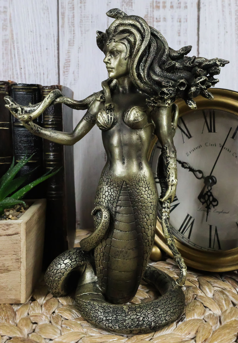 Greek Demonic Goddess The Temptation Of Medusa Statue Luring Gorgon's Gaze