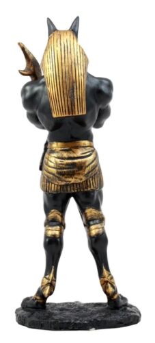 Ebros Ancient Egyptian God Anubis Figurine 11" Tall Jackal God Mummification