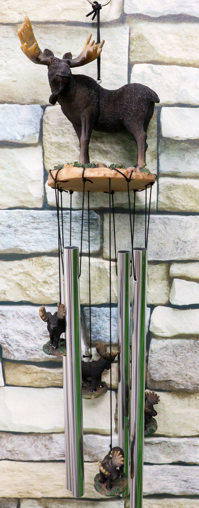 The Emperor North American Moose Resonant Relaxing Wind Chime Garden Patio