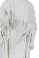 Large 29"H Feng Shui Goddess Guanyin Kuan Yin With Jar Standing on Lotus Statue