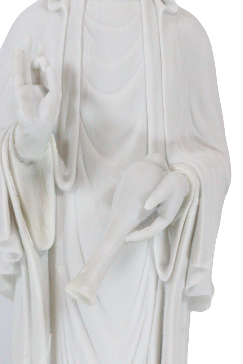 Large 29"H Feng Shui Goddess Guanyin Kuan Yin With Jar Standing on Lotus Statue