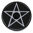 Set Of 4 Occult Wicca Witchcraft Pentagram Star Circle Spell Candle Holders