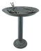 Ebros Gift 26" Tall Aluminum Metal Rustic Cozy Cottage Whimsical Trio Diving Frogs in Pond Plunge Party Garden Bird Feeder Or Bath Statue for Lawn Pool Patio Outdoors Decor Accent