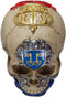 Ebros Knights of The Round Table King Arthur Skulls Sir Kay Resin Skull Figurine