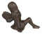 Cast Iron Rustic Antique Finish Enchanted Fairy Garden Paperweight Figurine