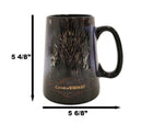 HBO Series Game Of Thrones Iron Throne Large Ceramic Mug 14oz Licensed Tankard