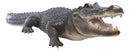 Grand Scale Realistic Nile Crocodile Baring Razor Sharp Teeth Garden Statue 30"L
