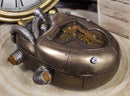 Steampunk Dragon Heart Gear Pulse Radioactive Fire Engine Jewelry Box Figurine