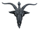 Ebros Faux Stone Sabbatic Goat Mendes Baphomet Skull Wall Decor Plaque
