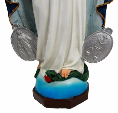 Ebros Catholic Church Our Lady of Grace With Miraculous Medal Figurine 16" Tall - Ebros Gift