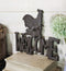 Ebros Rustic Country Farm Rooster Chicken Welcome Sign Wall Decor Cutout Plaque 7"H