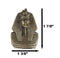 Ancient Egyptian Son Of Horus Pharaoh Mask Of King Tut Collectible Mini Figurine