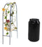 Enchanted Garden Decorative Metal Arbor Swing Mini Fairy Garden Figurine