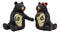 Ebros Love is in The Air Black Bear Couple Kissing and Holding Hands 2 Piece 5"H