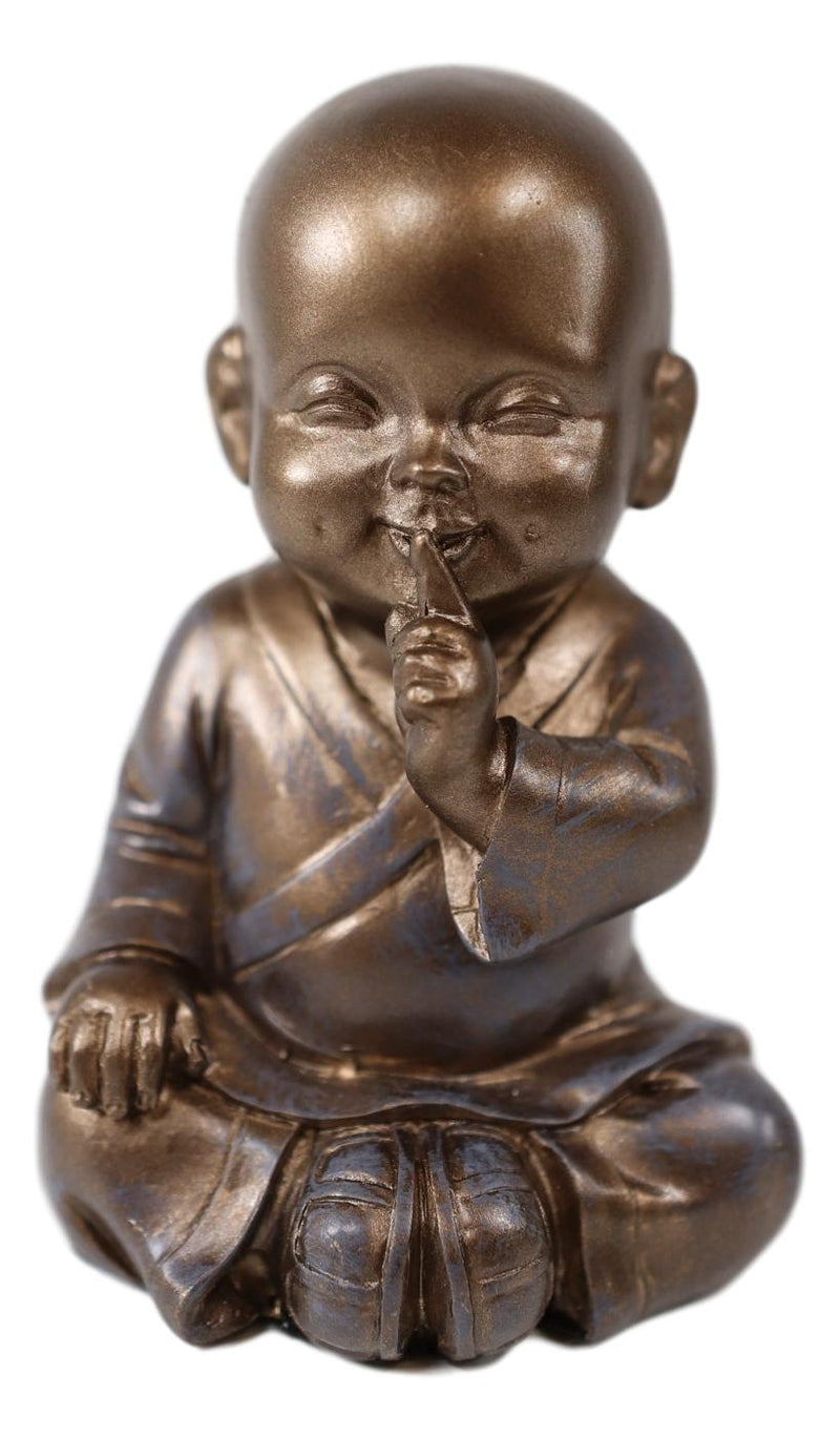 See Hear Speak No Evil Wise Shaolin Kung Fu Little Monks Set of Three Figurines