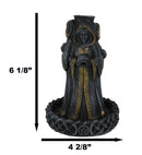 Wicca Triple Moon Goddess Maiden Mother And Crone Pagan Backflow Incense Burner