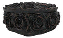 Beauty From Ashes Dark Romance Gothic Black Roses Heart Decorative Jewelry Box