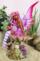 Amy Brown Gothic Manga Magenta Fairy Sculpture Figurine Whimsical Wild Forest