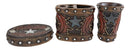 Western Star Cowboy Country Bootcut Cup Soap Dish And Toothbrush Holder Set