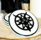 Baphomet Sigil Pentagram Ceramic Coaster Set of 4 Tiles With Cork Backing