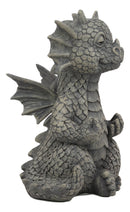 Ebros Whimsical Meditating Dragon Fists Inner Qi Strength Power Statue 5" Tall Decor