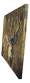 Rustic Western Red Deer Stag Emperor Wood Framed Canvas Print 31" X 23" Wall Art