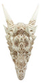 Ebros Large Gothic Tribal Stencil Art Horned Dragon Head Skull As Wall Decor Or Statue