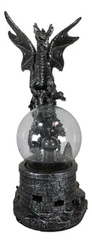 Wizards Dungeons and Dragons Saurian Dragon Electric Plasma Ball Lamp Statue