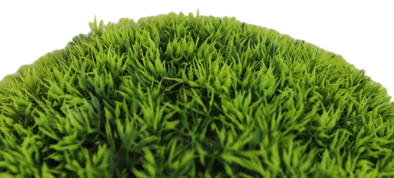 Home And Garden 15"D Round Green Artificial Faux Spiky Grass Topiary Ball