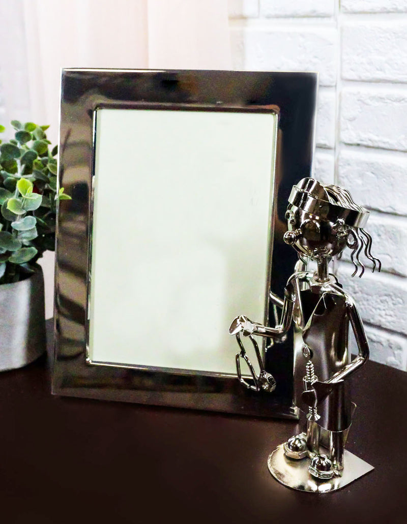 Ebros Nurse Practitioner Metal Sculpture 5"X7" Picture Frame Vertical Horizontal