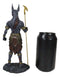 Egyptian Underworld Zombie Jackal God Anubis with Ankh Staff Spear Figurine