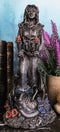 Oberon Zell Spiral Triple Goddess The Crone Hecate With She Dog Hounds Statue