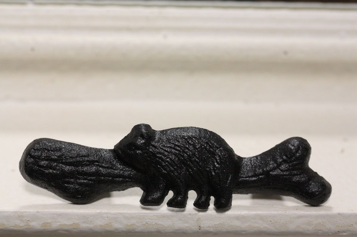 Cast Iron Rustic Western Black Bear Drawer Cabinet Door Pulls Hardware 6 Pack