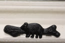 Cast Iron Rustic Western Black Bear Drawer Cabinet Door Pulls Hardware 12 Pack