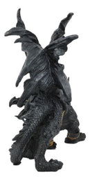 Deimos Roaring Golden Armored Dragon Statue 8"Long Fantasy Collector Home Decor