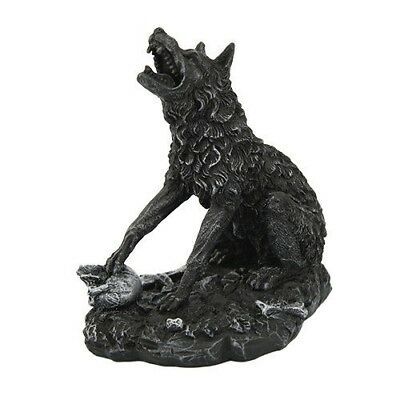 Ebros 6.5 Inch Howling Werewolf with Crushed Skull Statue Figurine
