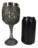 Gothic Alchemy Black Death Steampunk Plaque Doctor Edgar Poe Wine Goblet Chalice