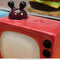 Ebros Retro Televisions Ceramic Magnetic Salt Pepper Shakers Set