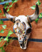 Rustic Western Southwest Tiki Kokopelli Tribal Bison Bull Cow Skull Wall Decor