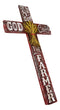 Western On The 8th Day God Created The Farmer With Golden Harvest Wall Cross