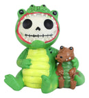 Furrybones Chomper Crocodile Alligator Skeleton Monster Figurine Furry Bones