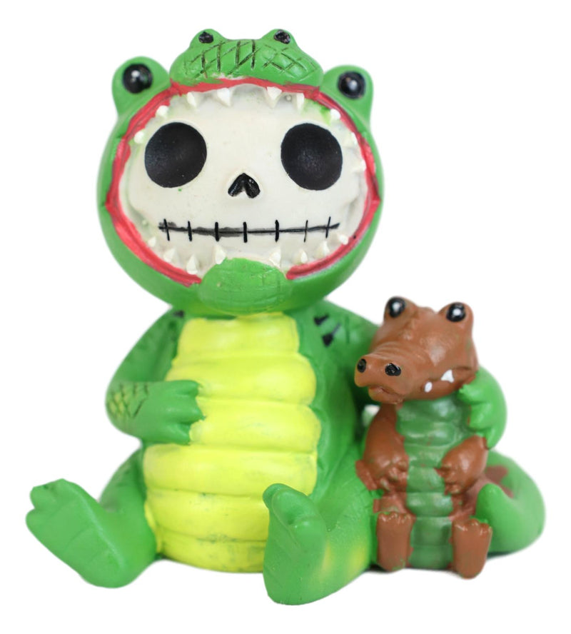 Furrybones Chomper Crocodile Alligator Skeleton Monster Figurine Furry Bones